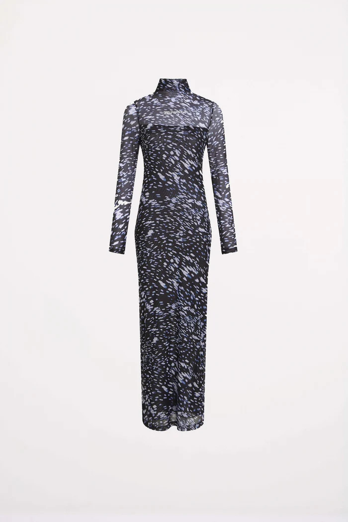 KARL LAGERFELD JEANS - Mesh Lights Aop Dress