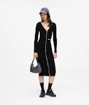 Zip Midi Knit Dress