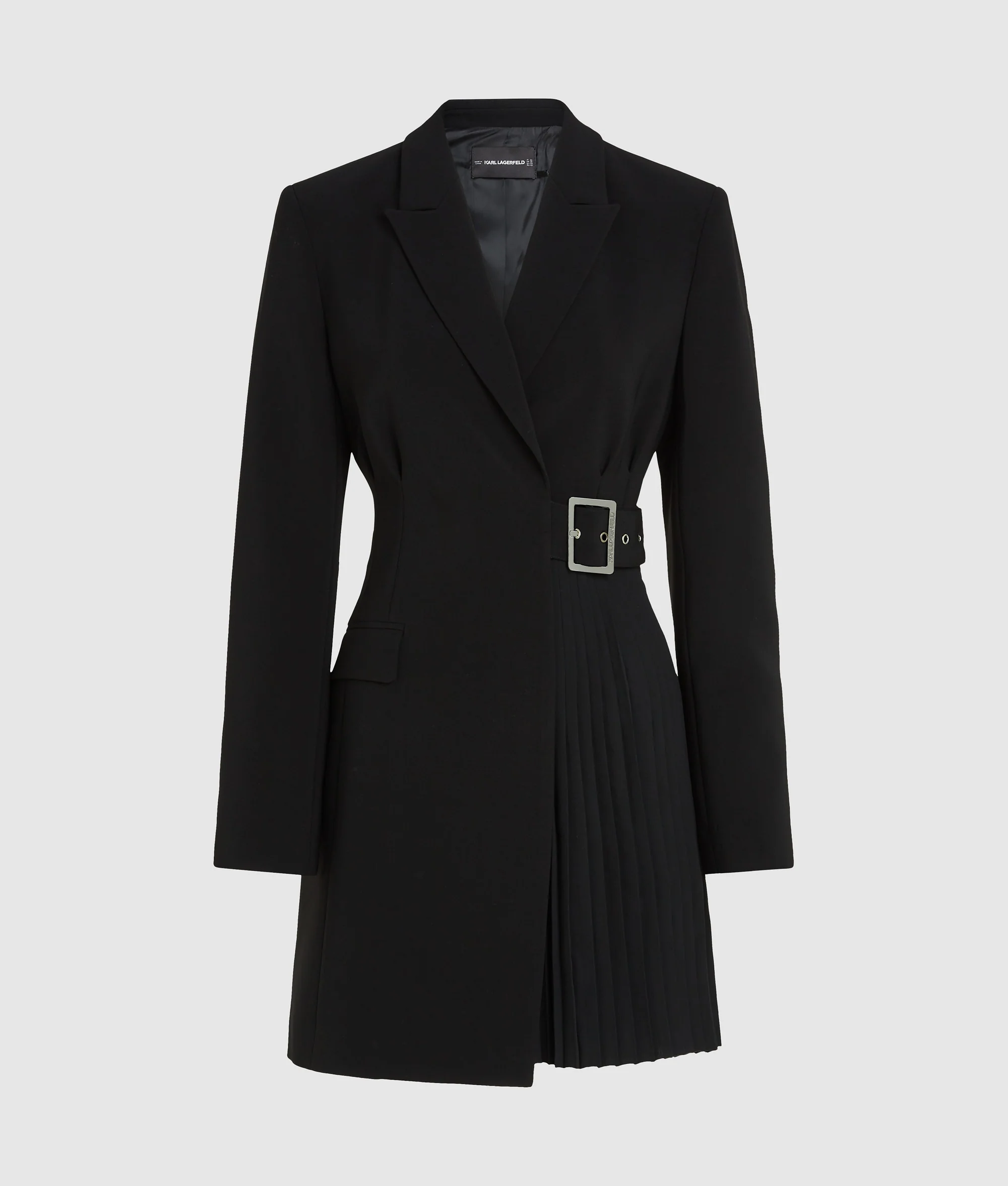 KARL LAGERFELD - Tailored Pleated Blazer Dress