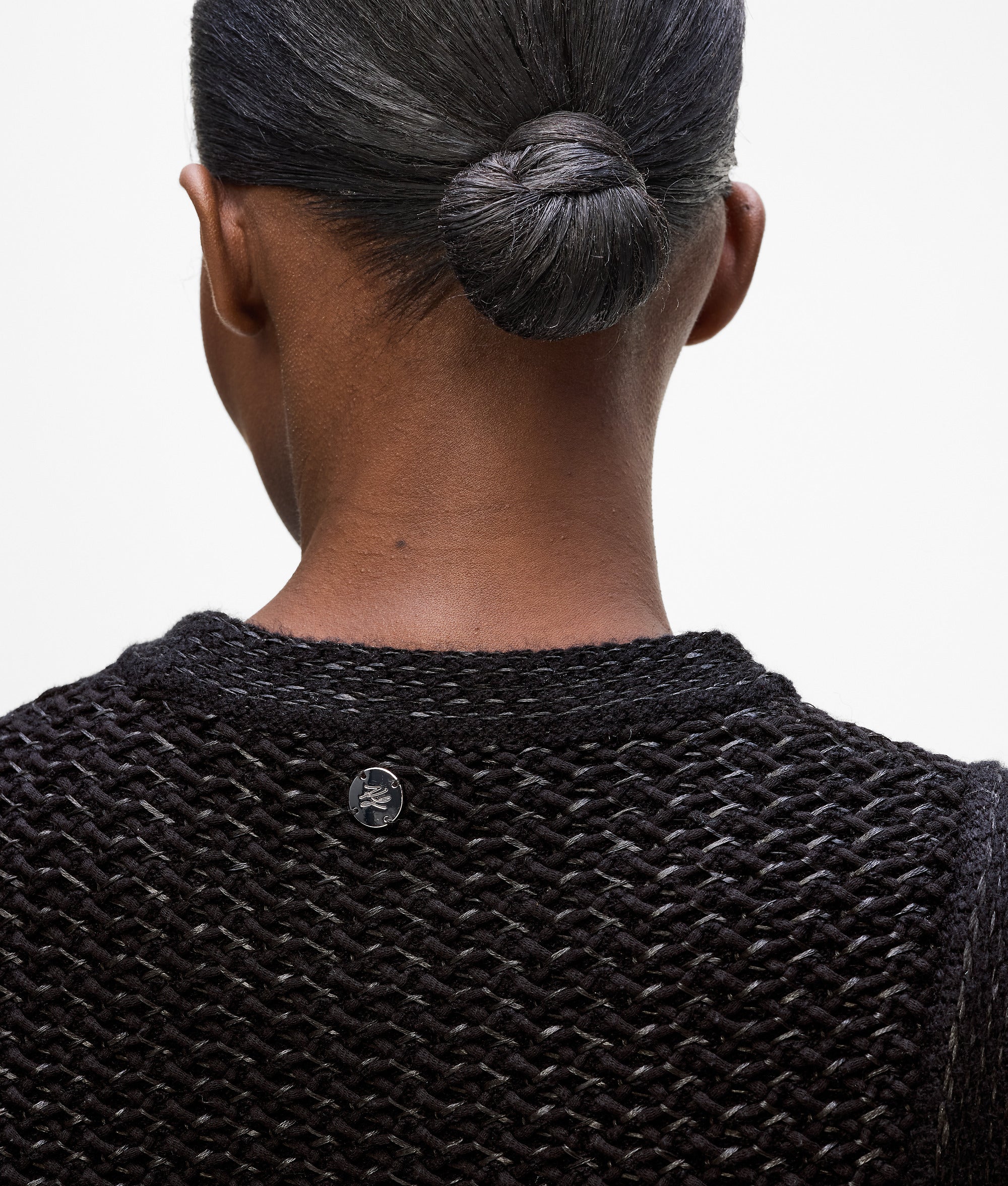 KARL LAGERFELD - Twist Stitch Knit Dress