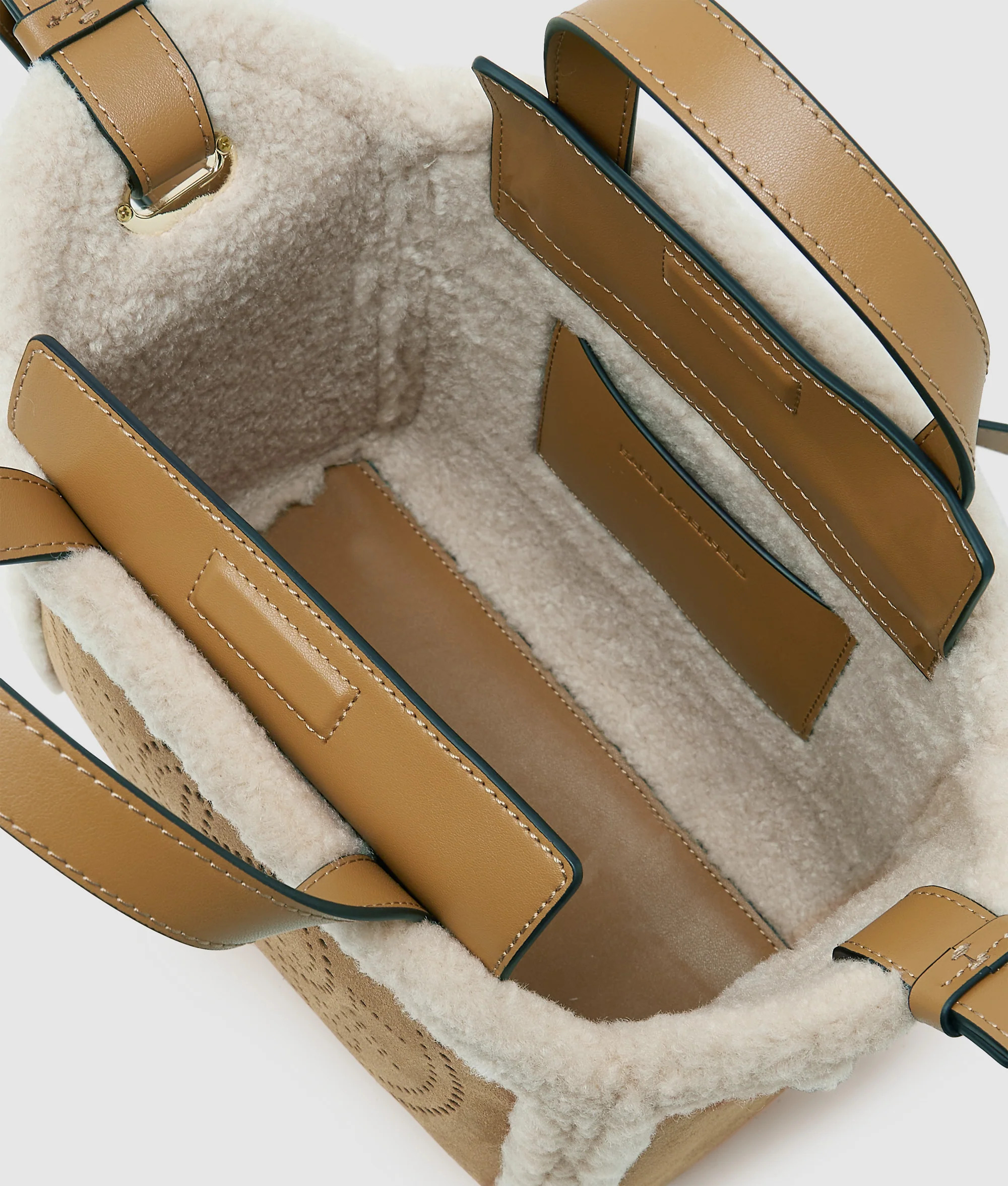 KARL LAGERFELD - K/Circle Sm Tote Shearling