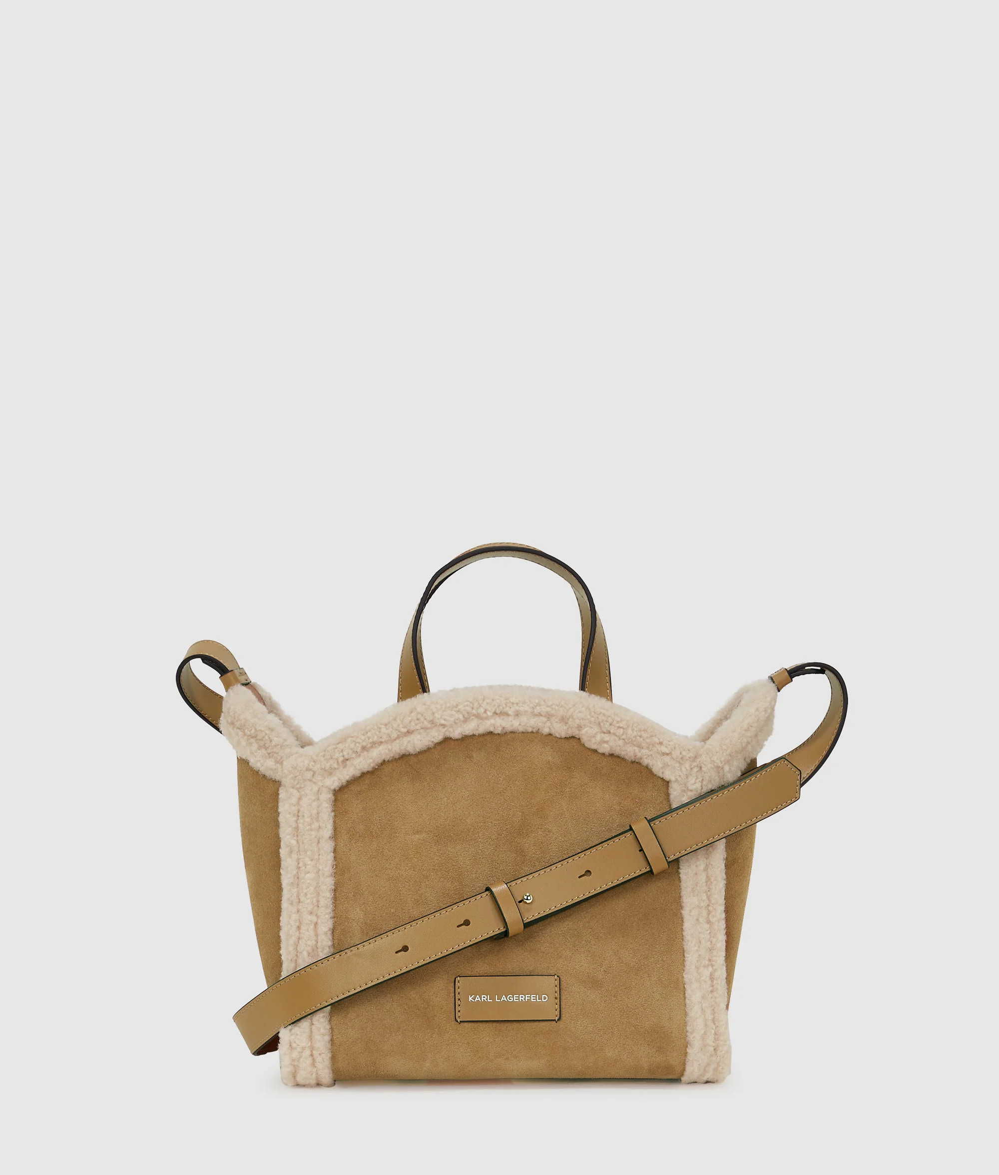 KARL LAGERFELD - K/Circle Sm Tote Shearling