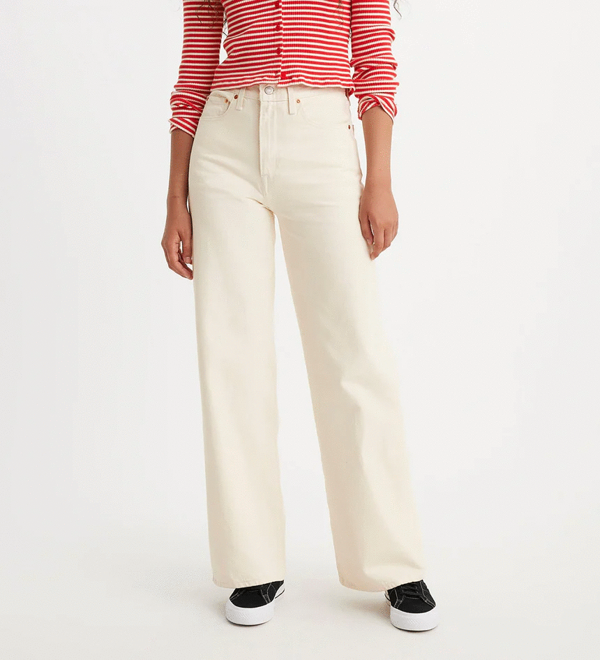 LEVI'S - Ribcage Wide Les H223 Neutrals