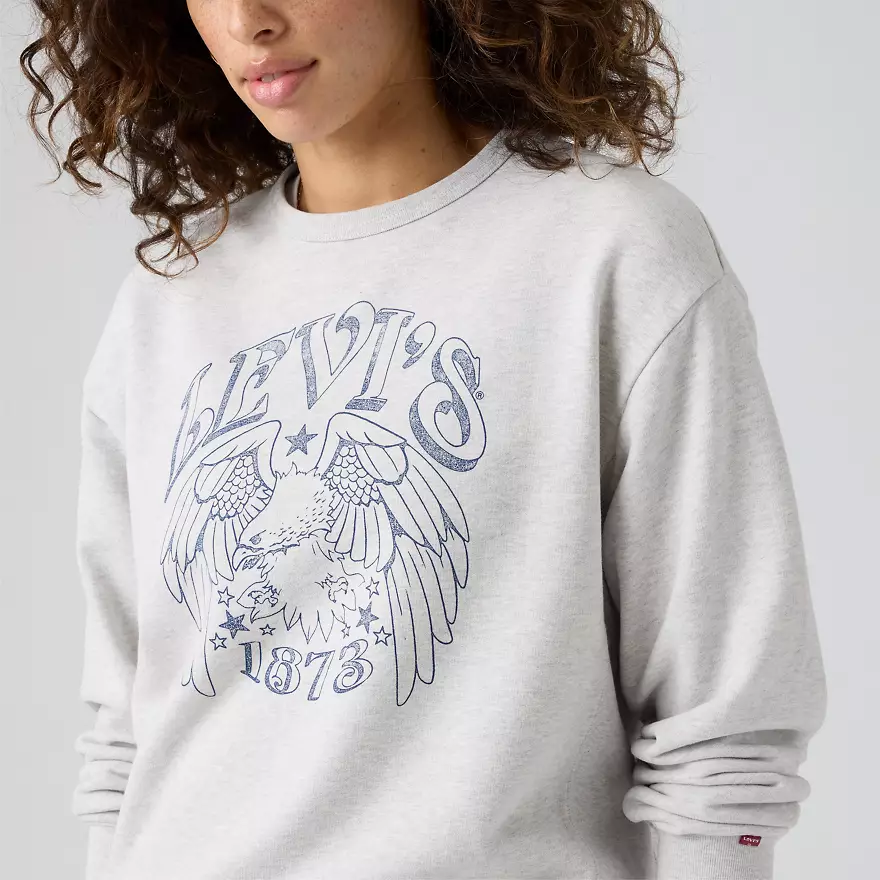 LEVI'S - Graphic Heritage Crew Greys