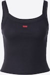 Essential Sporty Rib Tnk Blacks