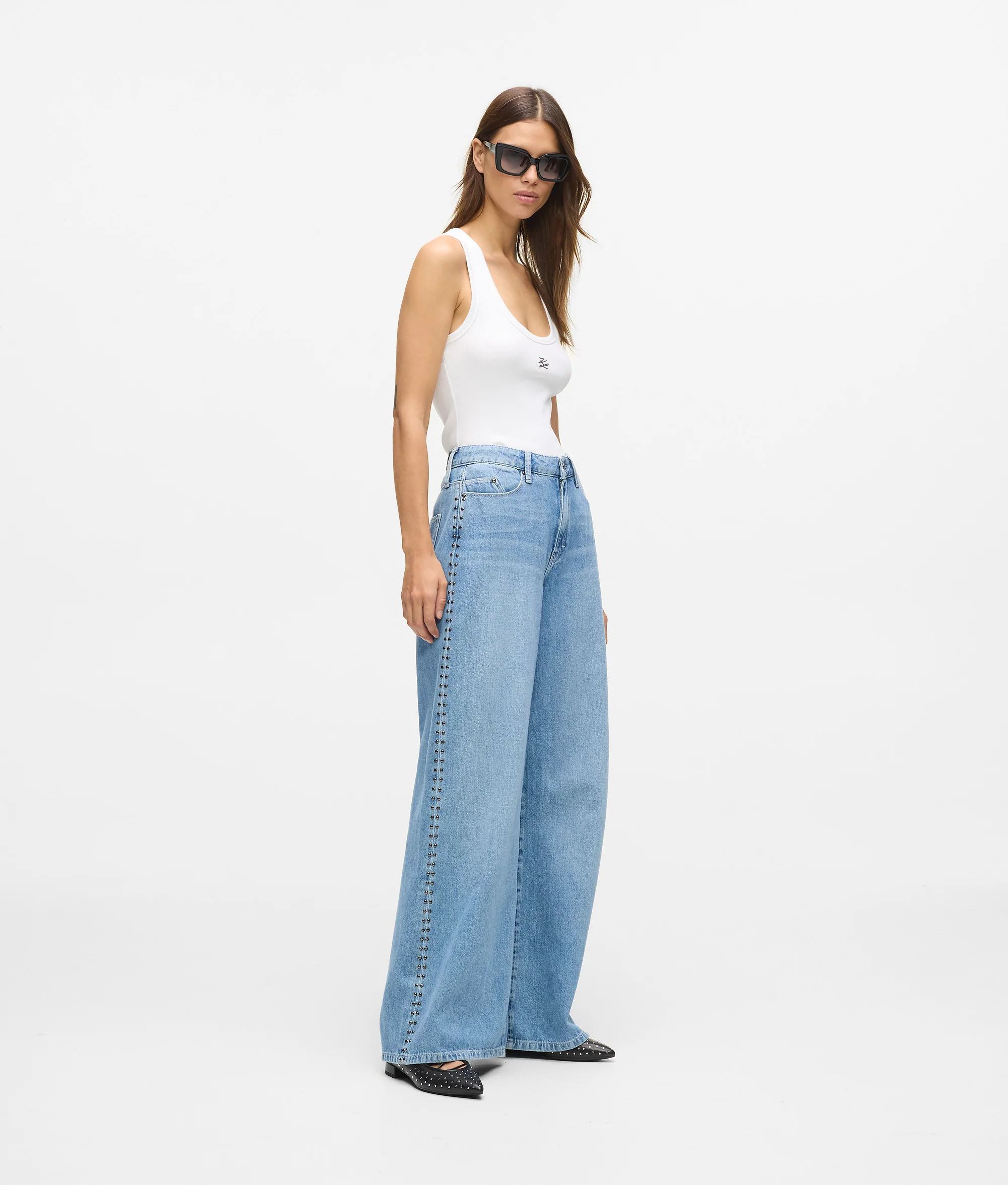 KARL LAGERFELD - Studded Signature Jeans