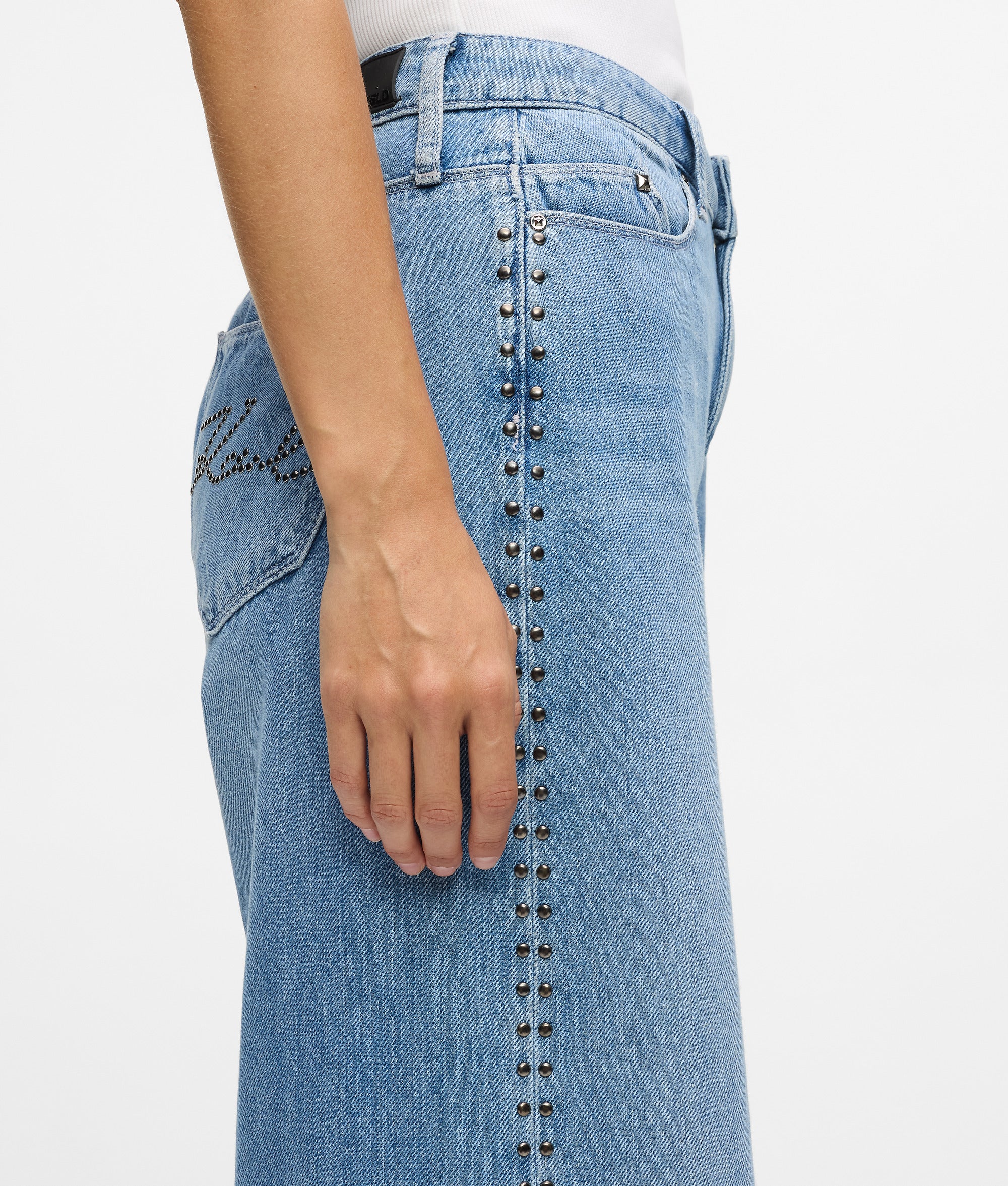 KARL LAGERFELD - Studded Signature Jeans