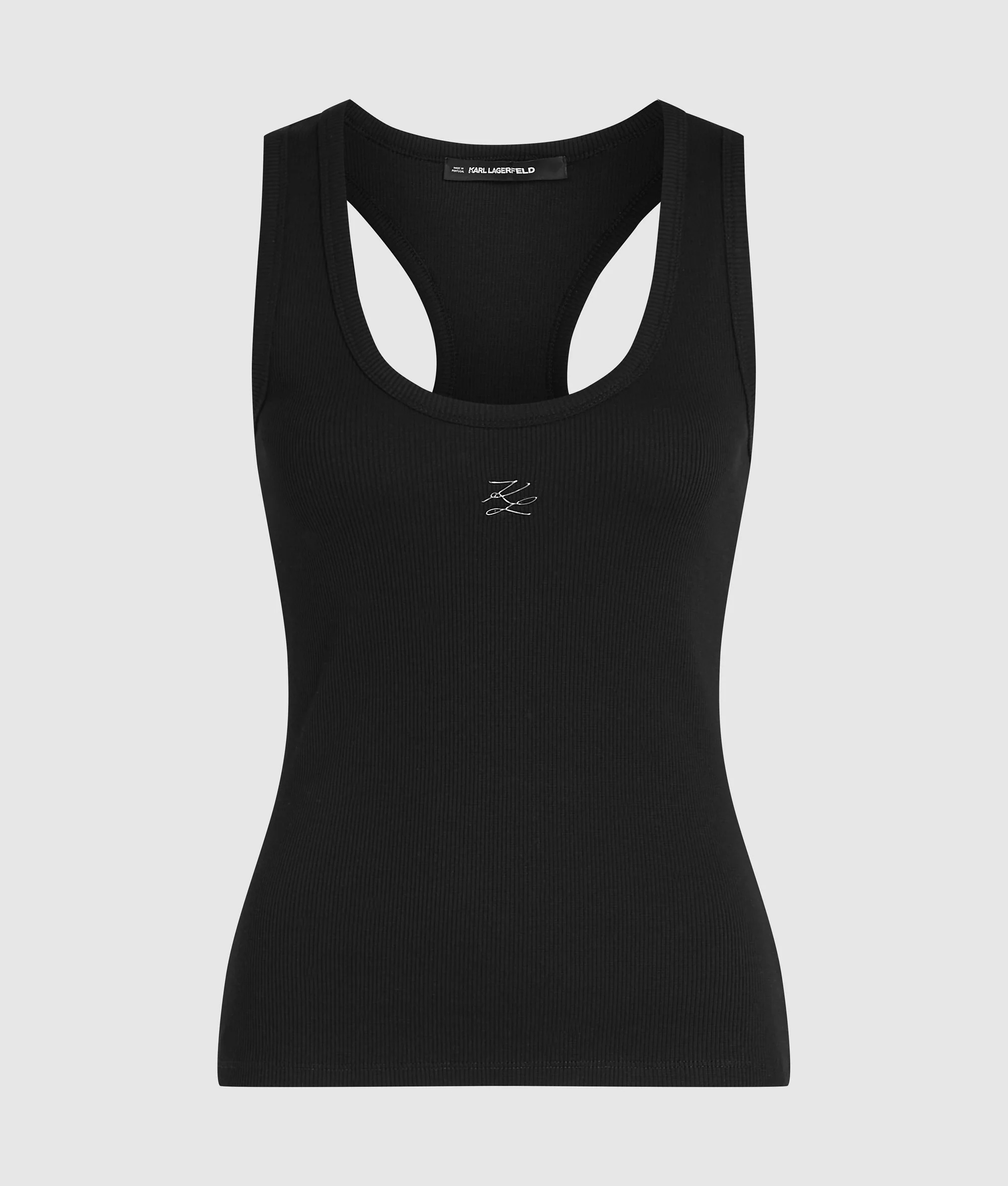 KARL LAGERFELD - Ribbed Tank Top
