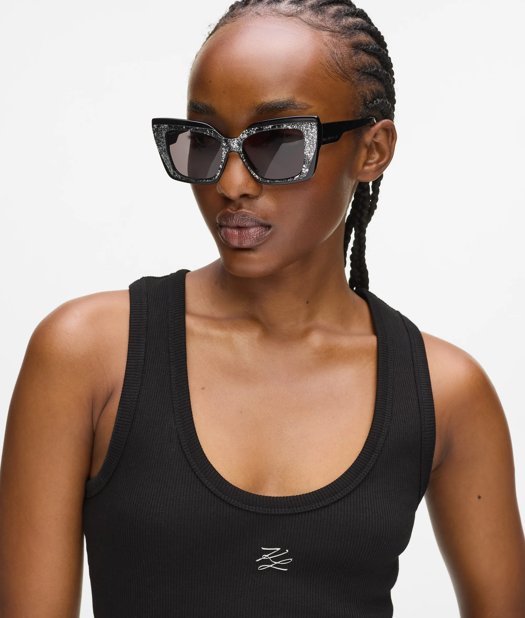 KARL LAGERFELD - Ribbed Tank Top