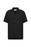 Casual Short-Sleeved Shirt In Linen-Cotton Mix