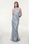 Placed Sequin Fishtail Maxi