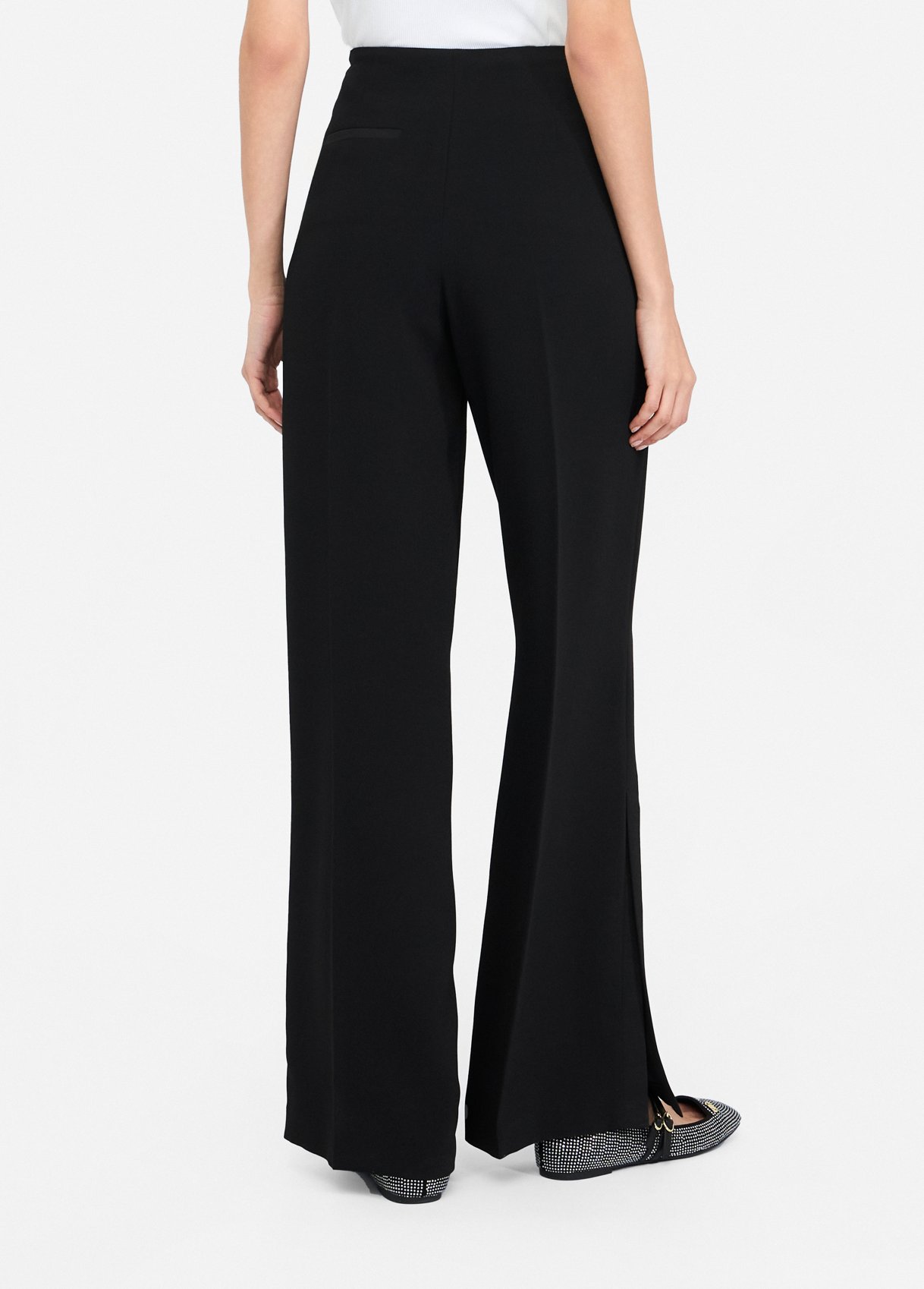 LIU JO - Black Pant. Palazzo
