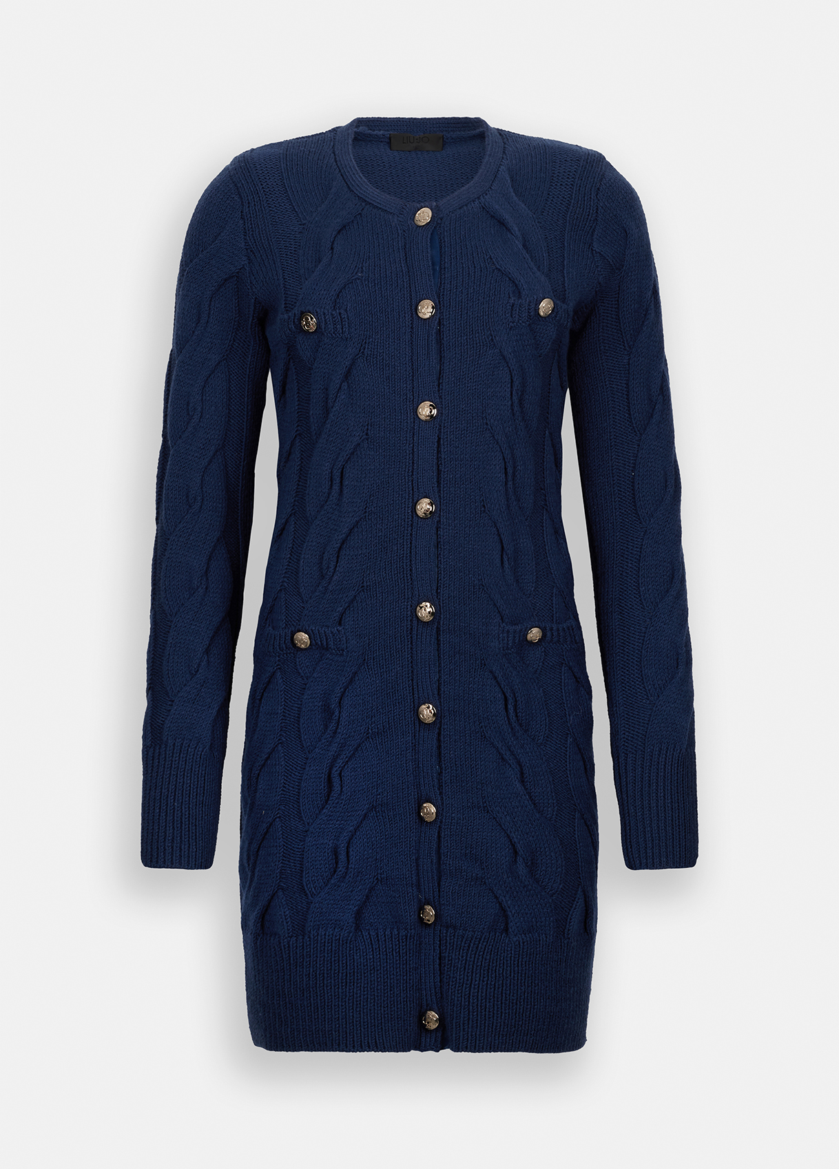 LIU JO - Cable Knit Wool Dress