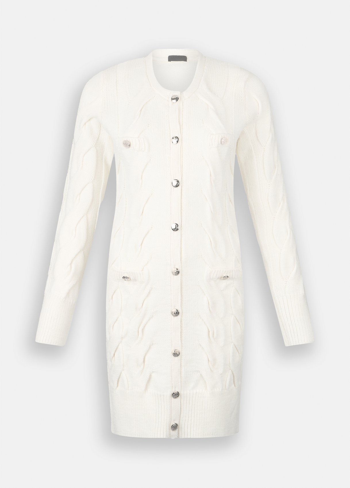 LIU JO - Cable Knit Wool Dress