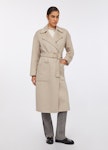 Wool Coat With Belt
