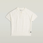Pointelle Lightweight Knitted Polo