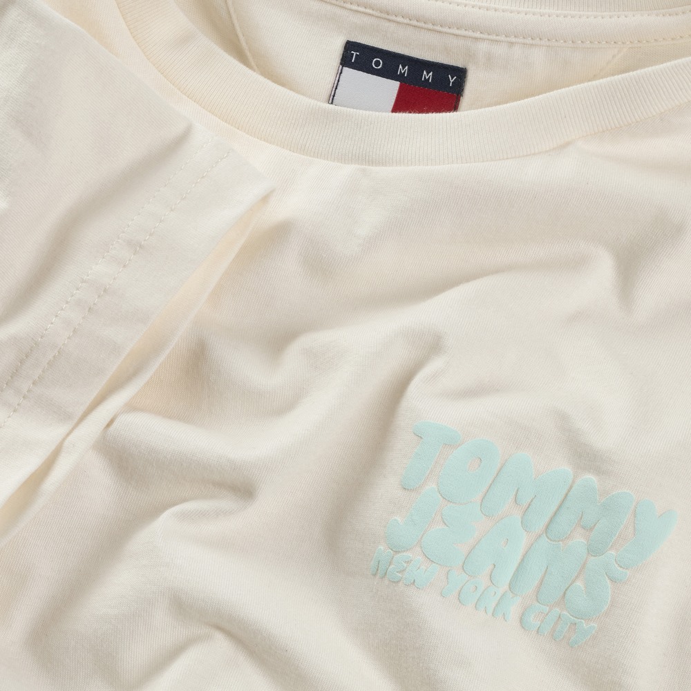 TOMMY HILFIGER JEANS - Slim Bubble Print Tee