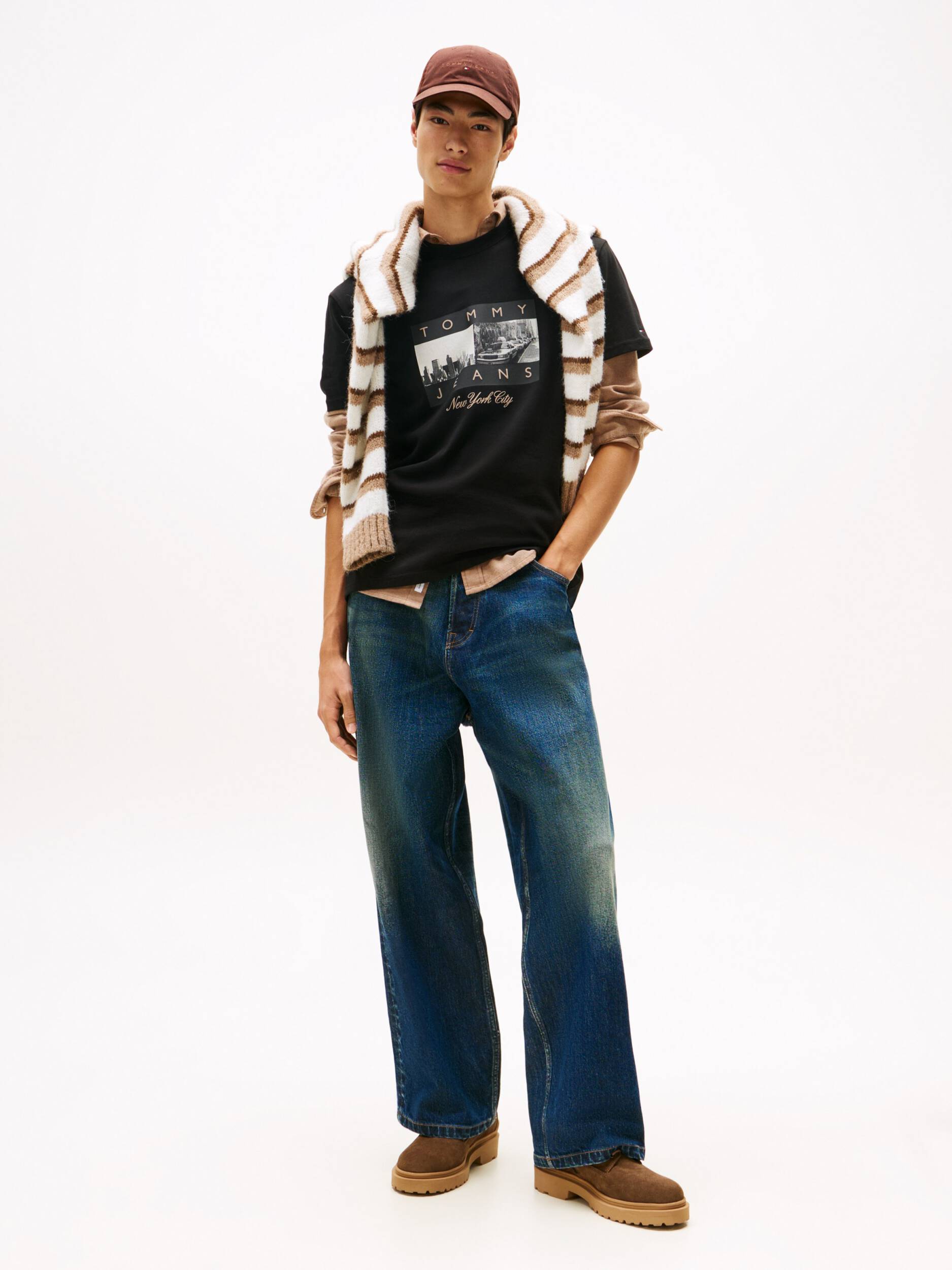 TOMMY HILFIGER JEANS - Photo Flag Ss Tee