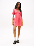 Crepe Mini Dress