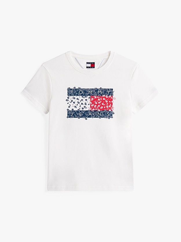 TOMMY HILFIGER JEANS - Floral Flag Tee
