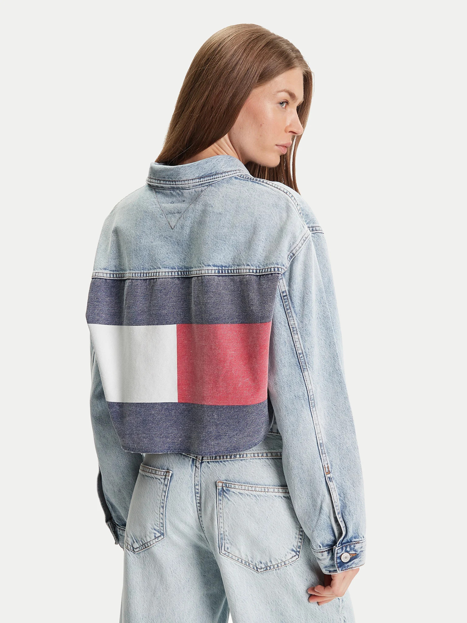 TOMMY HILFIGER JEANS - Cropped Trucker Jacket CI603