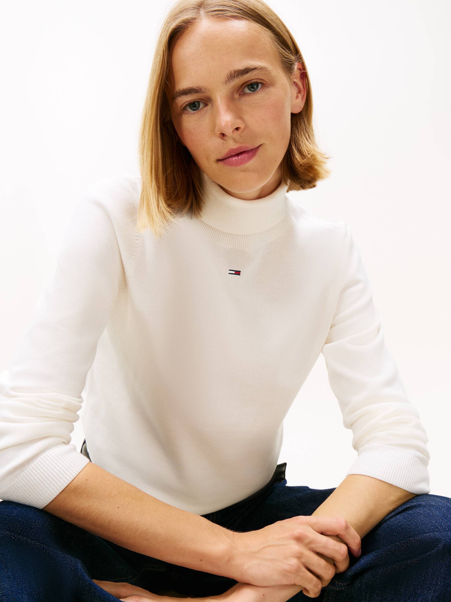 TOMMY HILFIGER JEANS - Essential Trtlnk Sweater