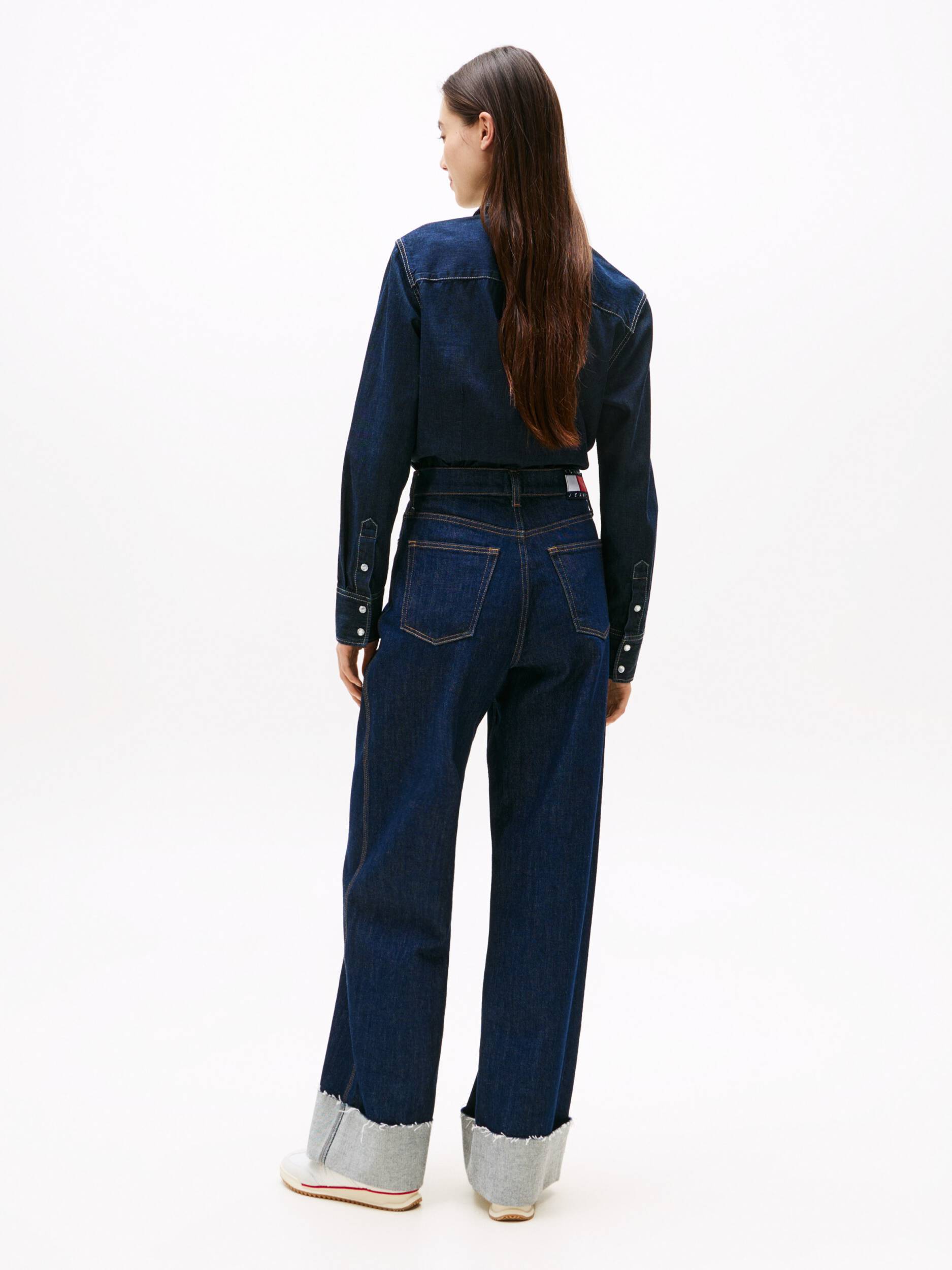 TOMMY HILFIGER JEANS - Claire Hr Wide Turn Up DI4156