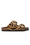 Noelle Eva Sandal Zebra Beige
