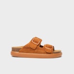 Noelle Chunky Eva Sandal Cognac