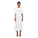 Indah Casual Dress In Satin