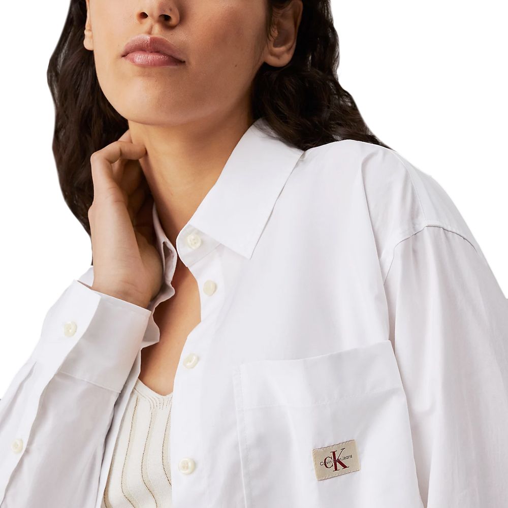 CALVIN KLEIN JEANS - Woven Label Relaxed Shirt