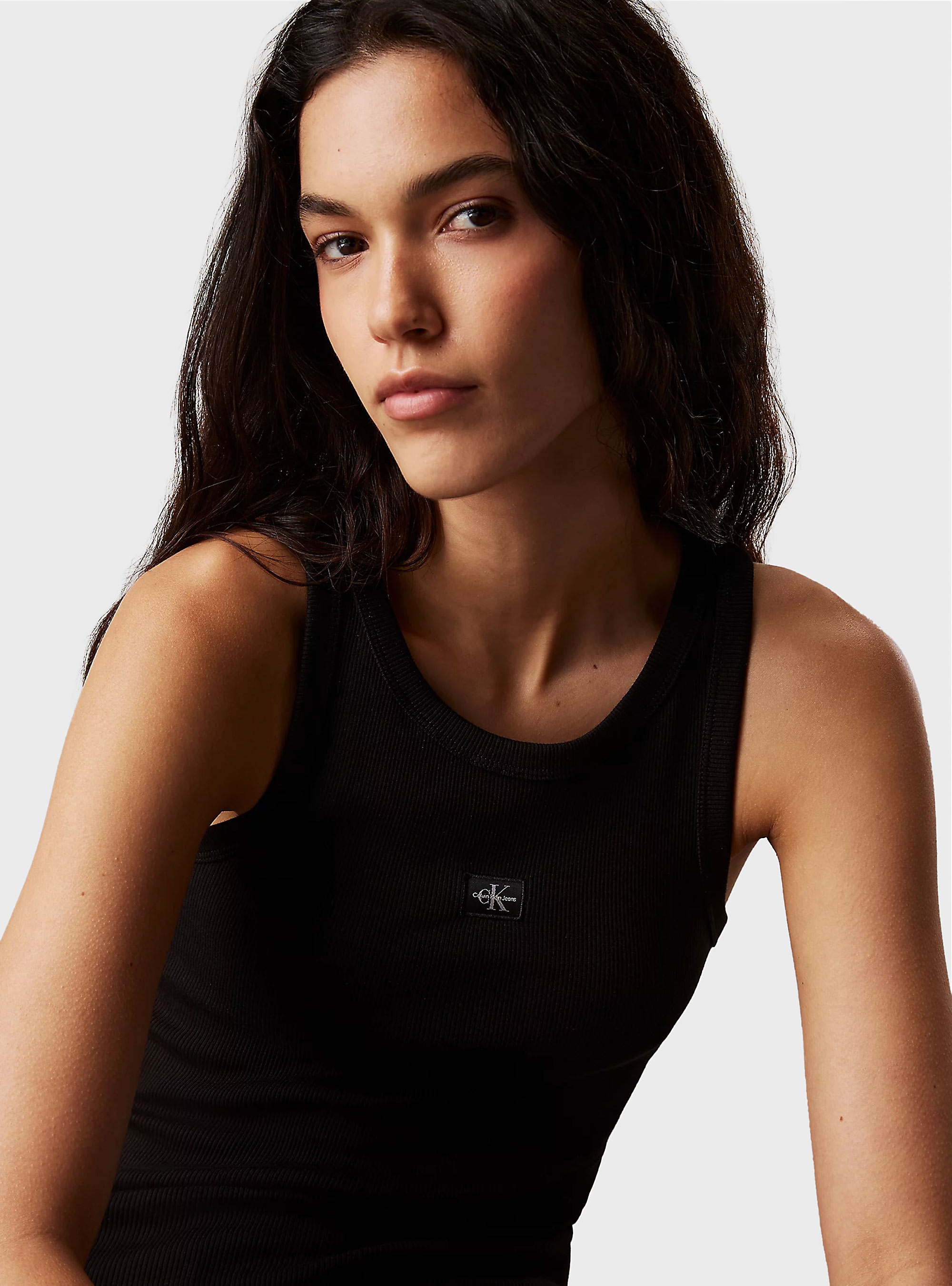 CALVIN KLEIN JEANS - Woven Label Tank Top