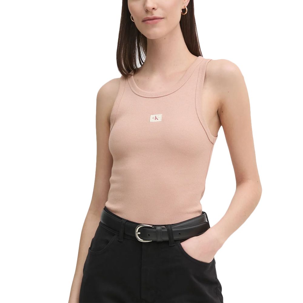 CALVIN KLEIN JEANS - Woven Label Tank Top