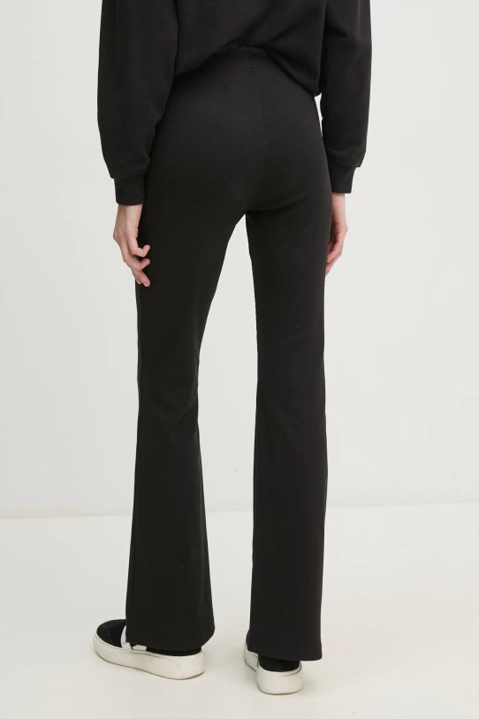 CALVIN KLEIN JEANS - Woven Label Wide Leg Rib Pants