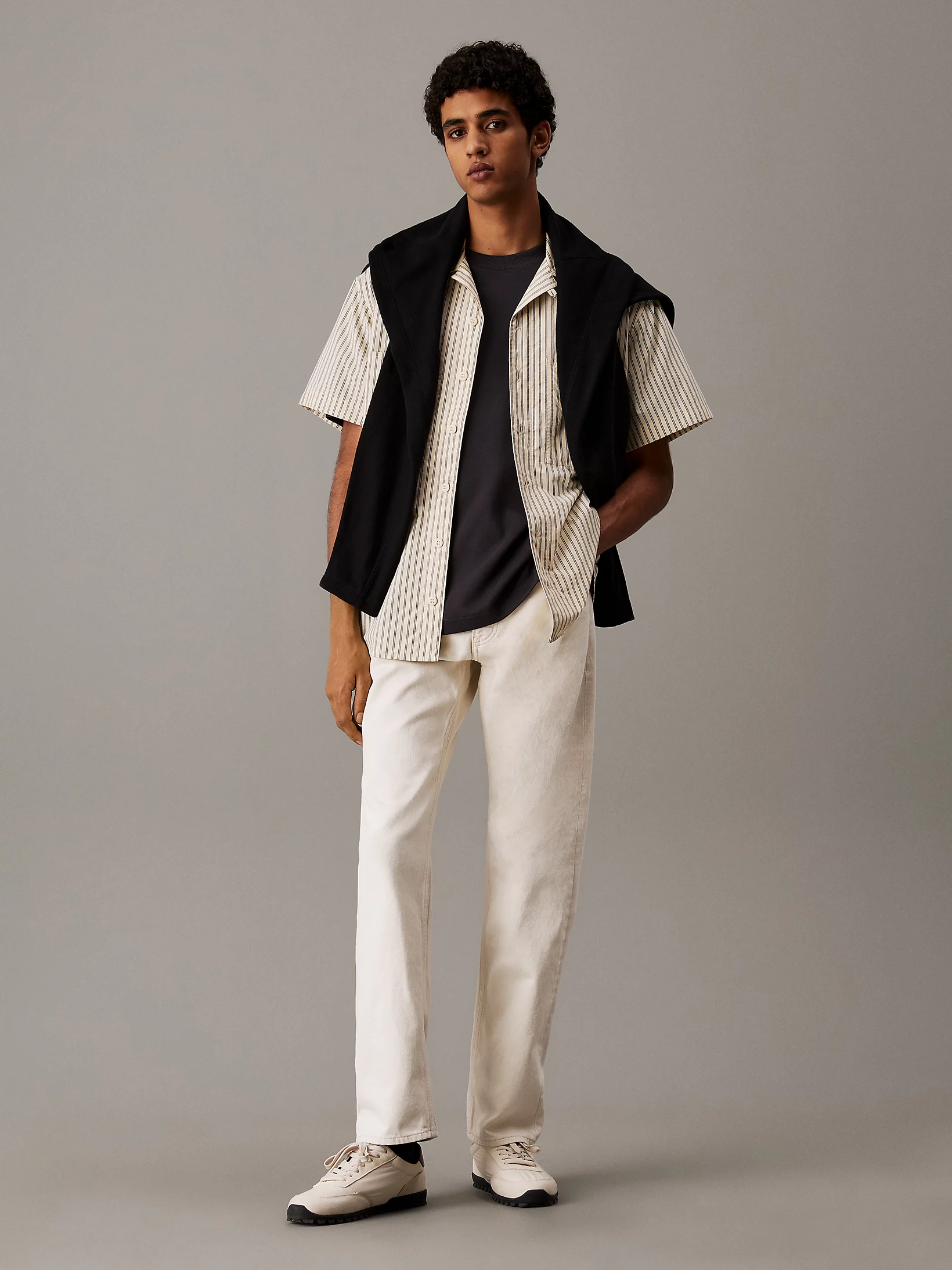 CALVIN KLEIN JEANS - Cotton Poplin Shirt
