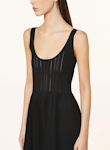 Knitted Dress In Blended Viscose