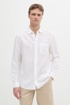 Cotton Linen Chest Porcket Shirt