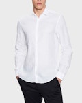Linen Solid Slim Shirt