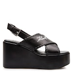 Kross Strap Leather Platform