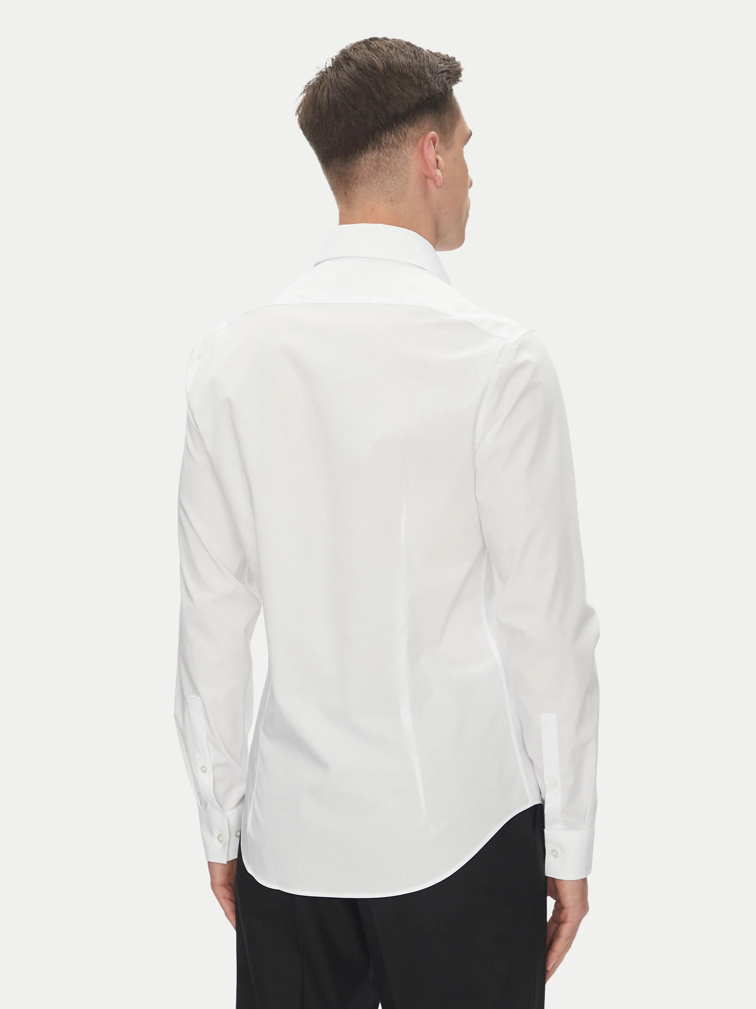 CALVIN KLEIN - Slim Esntl Poplin Nos Str Sld