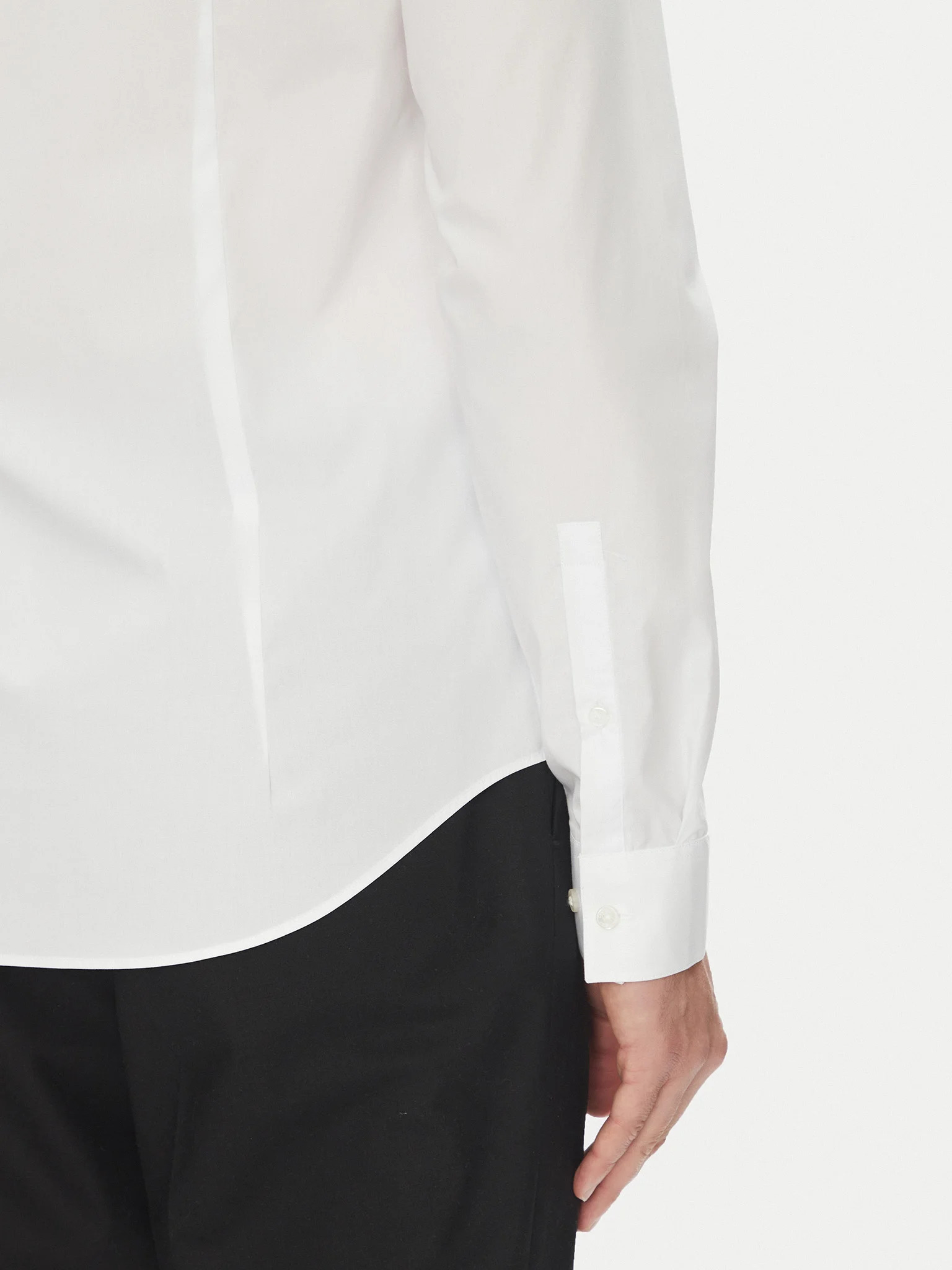 CALVIN KLEIN - Slim Esntl Poplin Nos Str Sld