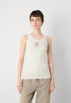Cotton Rib Stripe Tank