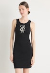 Cotton 1X1 Rib Tank Dress