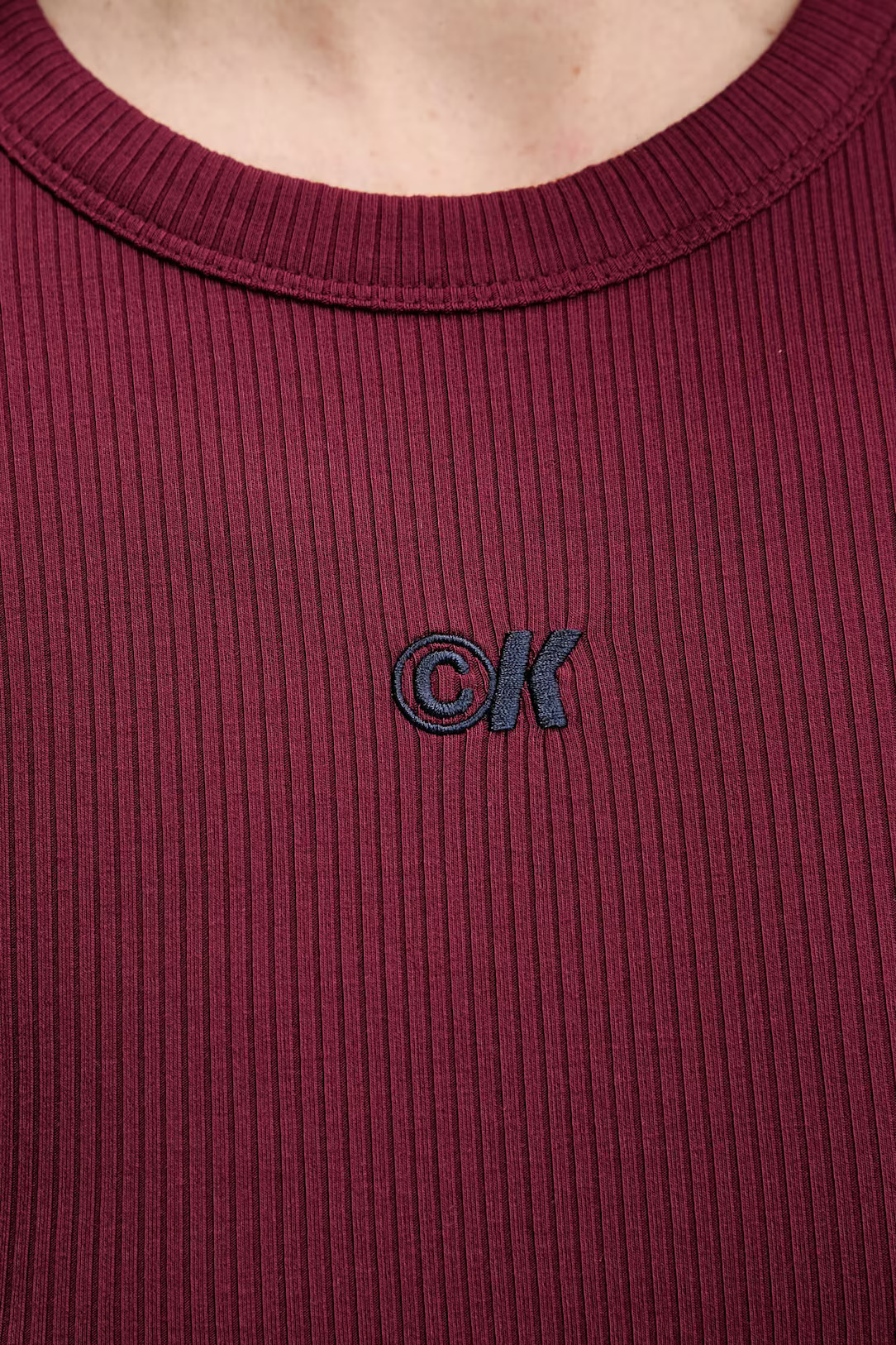 CALVIN KLEIN JEANS - A- Modal Rib Ss Dress