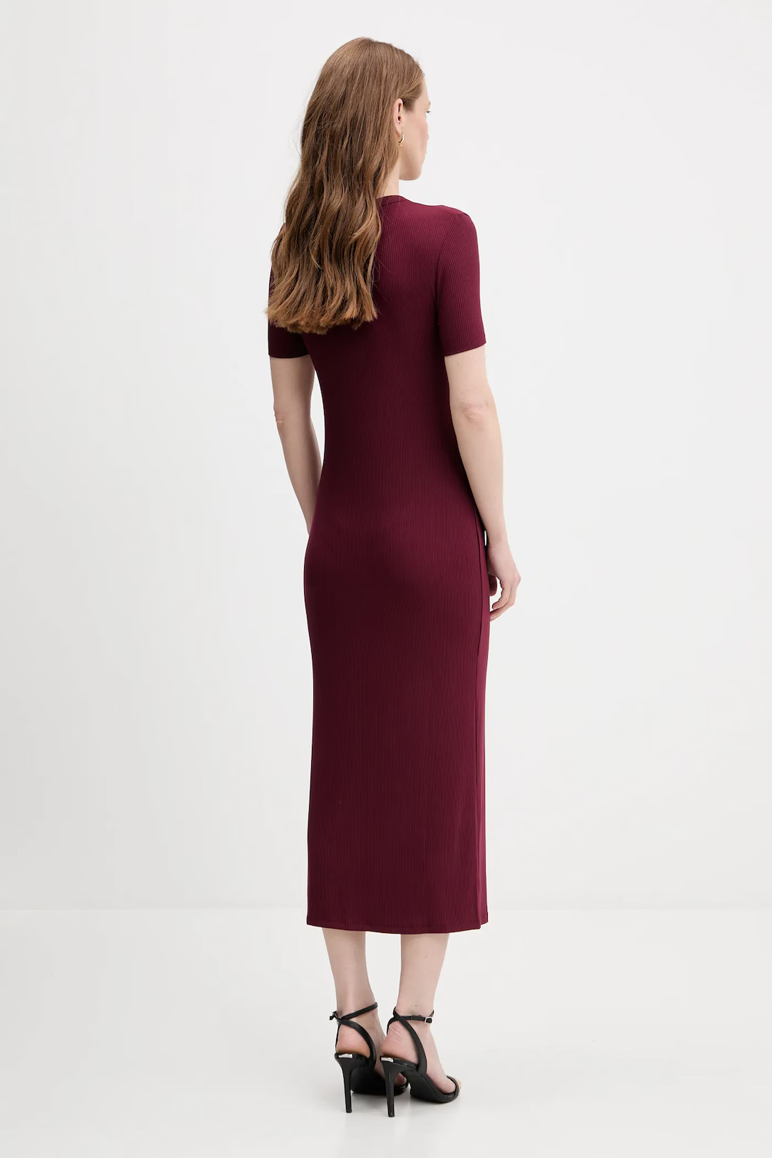 CALVIN KLEIN JEANS - A- Modal Rib Ss Dress