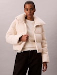 Corduroy Insulated Down Puffer