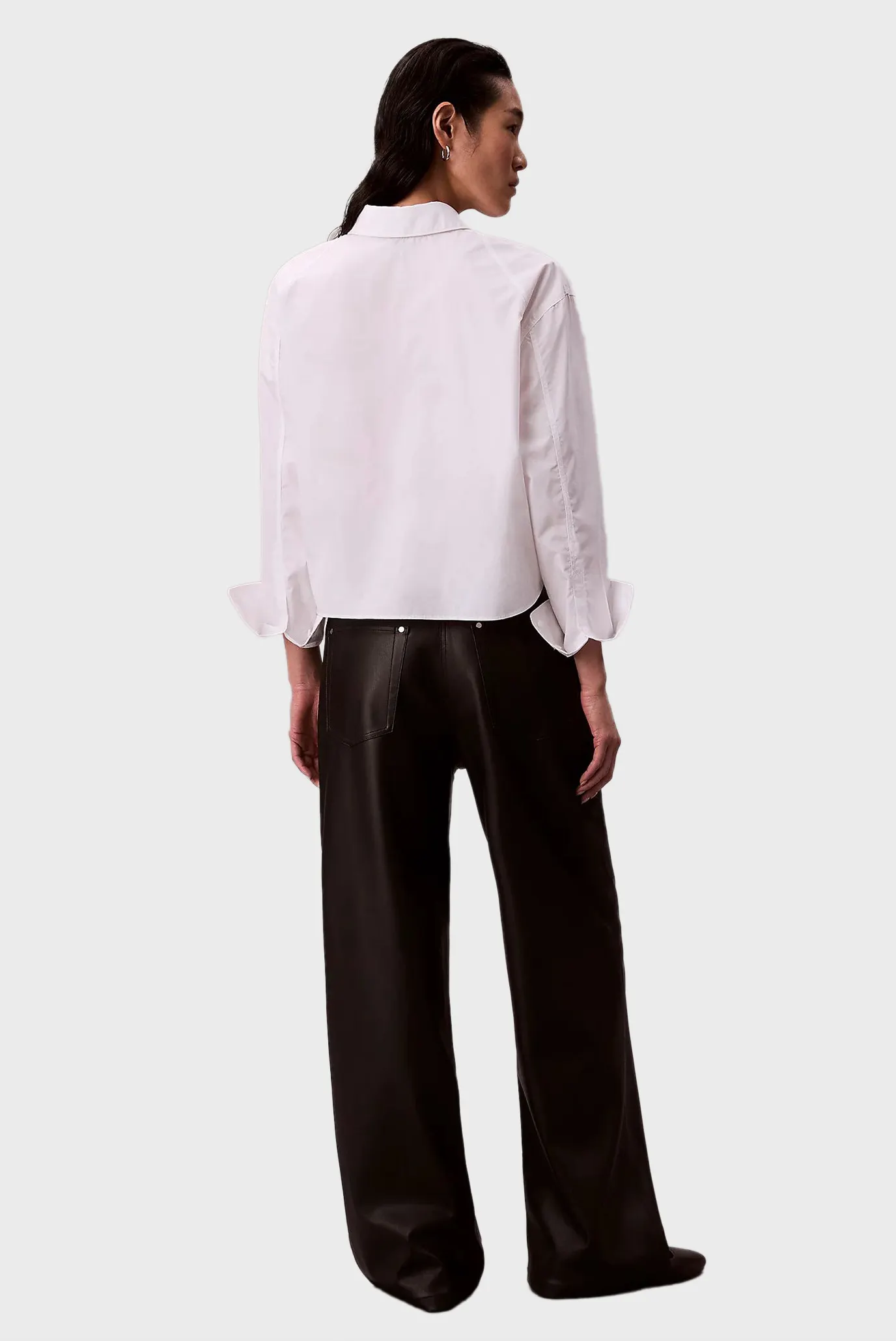 CALVIN KLEIN JEANS - Faux Leather Pant