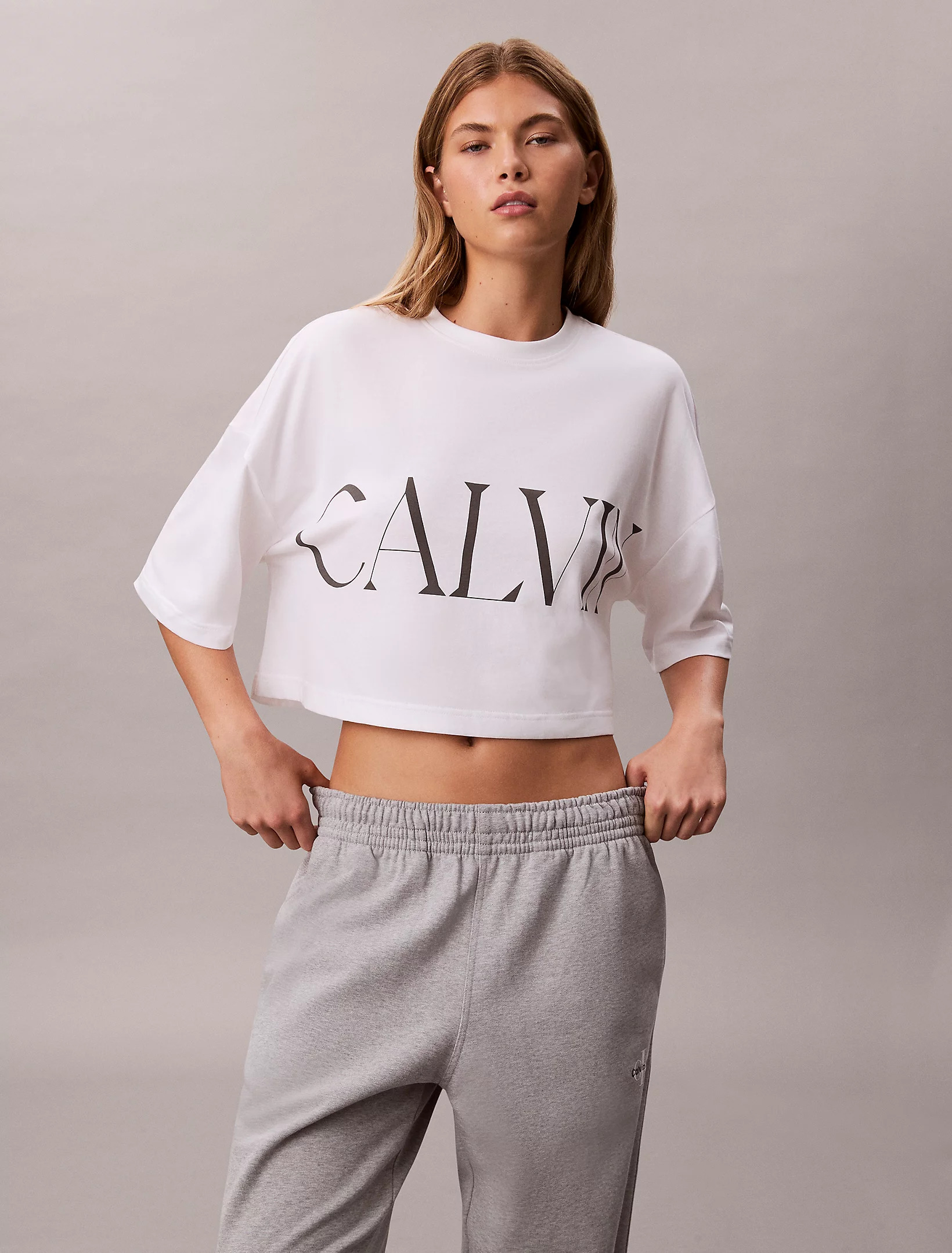 CALVIN KLEIN JEANS - Monologo French Terry Jogger