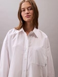 Cotton Oversized Mini Shirtdress