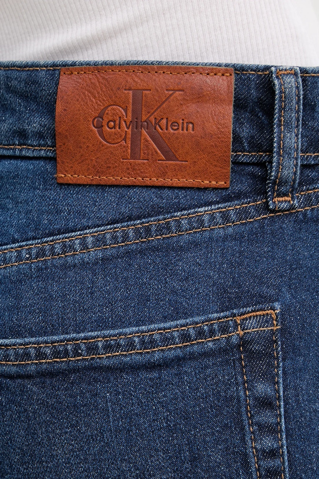 CALVIN KLEIN JEANS - Mid Rise Slim Blue Orbit